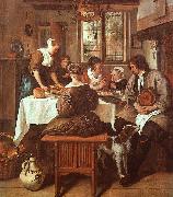 Jan Steen Grace Before Meat china oil painting reproduction